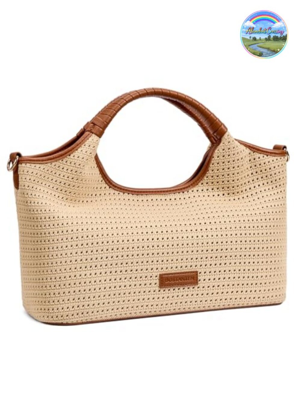 Genuine Leather Satchel Handbag Purse Adjustable Strap Zip Organizer